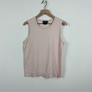 Pendleton Silk Blend Pink Sleeveless Sweater, M